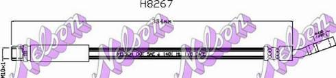 Brovex-Nelson H8267 - Гальмівний шланг autocars.com.ua