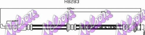 Brovex-Nelson H8283 - Гальмівний шланг autocars.com.ua