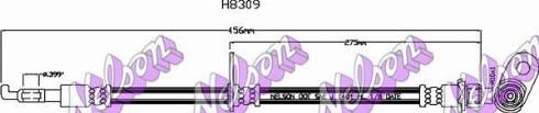 Brovex-Nelson H8309 - Гальмівний шланг autocars.com.ua