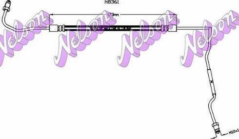 Brovex-Nelson H8361 - Гальмівний шланг autocars.com.ua