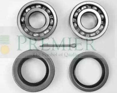 BRT Bearings BRT1054 - Комплект підшипника маточини колеса autocars.com.ua