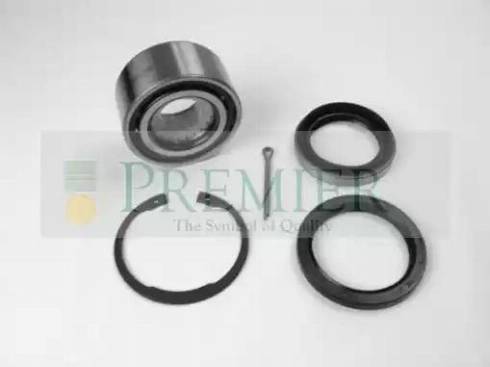 BRT Bearings BRT1251 - Комплект подшипника ступицы колеса autodnr.net