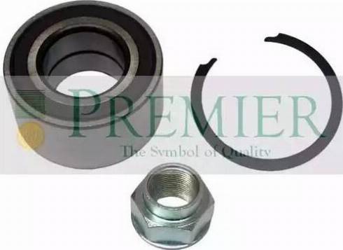 BRT Bearings PWK0434 - Комплект підшипника маточини колеса autocars.com.ua