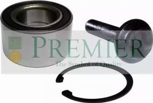 BRT Bearings PWK0692 - Комплект подшипника ступицы колеса autodnr.net