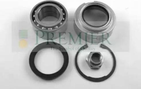 BRT Bearings PWK1558 - Комплект підшипника маточини колеса autocars.com.ua