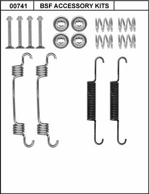 BSF 00741 - Комплектуючі, гальмівна система autocars.com.ua
