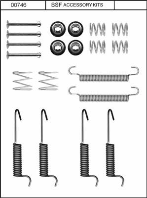 BSF 00746 - Комплектуючі, гальмівна система autocars.com.ua