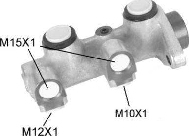 BSF 05198 - Головний гальмівний циліндр autocars.com.ua
