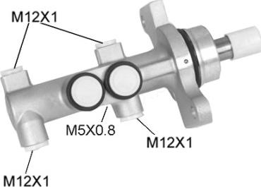 BSF 05353 - Головний гальмівний циліндр autocars.com.ua