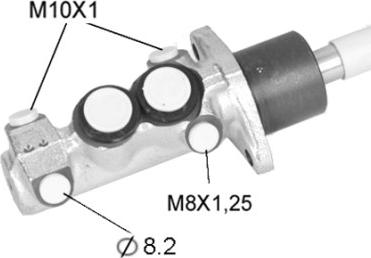BSF 05369 - Головний гальмівний циліндр autocars.com.ua