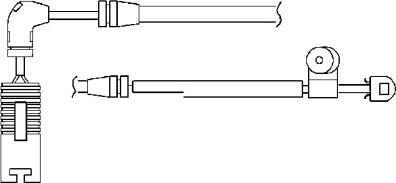 BSF 09033 - Сигналізатор, знос гальмівних колодок autocars.com.ua
