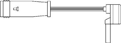 BSF 09059 - Сигналізатор, знос гальмівних колодок autocars.com.ua