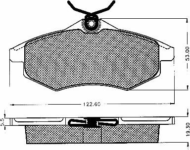 BSF 10237 - Гальмівні колодки, дискові гальма autocars.com.ua