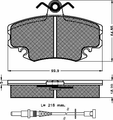 BSF 10248 - Гальмівні колодки, дискові гальма autocars.com.ua