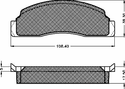 BSF 10281 - Гальмівні колодки, дискові гальма autocars.com.ua