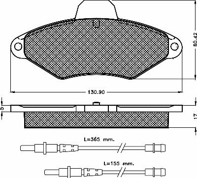 BSF 10370 - Гальмівні колодки, дискові гальма autocars.com.ua