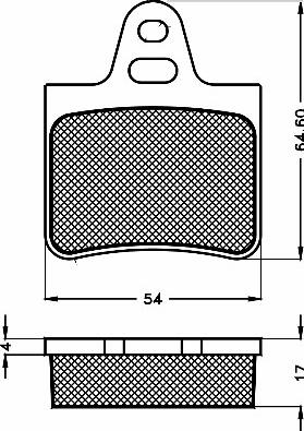 BSF 10450 - Тормозные колодки, дисковые, комплект autodnr.net