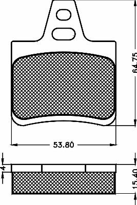 BSF 10451 - Гальмівні колодки, дискові гальма autocars.com.ua