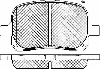 BSF 10777 - Гальмівні колодки, дискові гальма autocars.com.ua