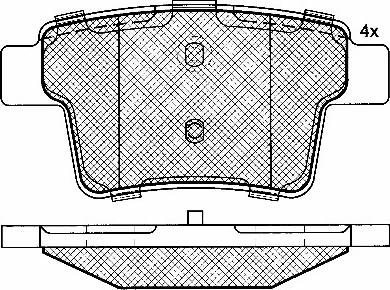 Japanparts PP-0306MK - Гальмівні колодки, дискові гальма autocars.com.ua