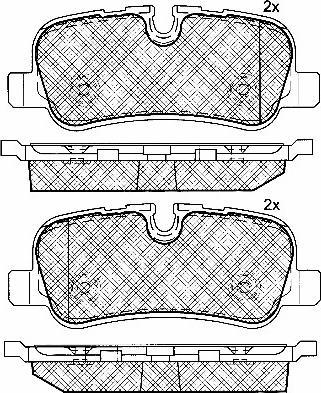 BSF 10884 - Гальмівні колодки, дискові гальма autocars.com.ua