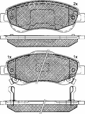 BSF 10917 - Гальмівні колодки, дискові гальма autocars.com.ua