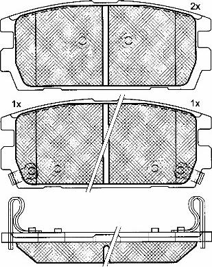 BSF 10924 - Гальмівні колодки, дискові гальма autocars.com.ua