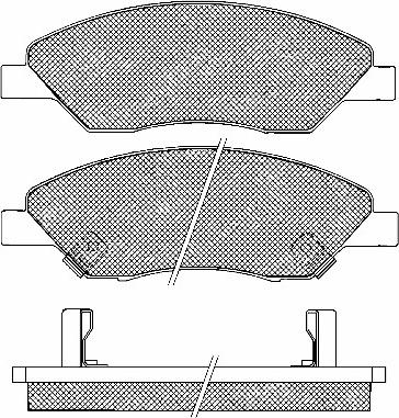 BSF 10931 - Тормозные колодки, дисковые, комплект autodnr.net