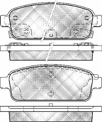 BSF 10959 - Тормозные колодки, дисковые, комплект autodnr.net