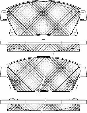 BSF 10960 - Гальмівні колодки, дискові гальма autocars.com.ua