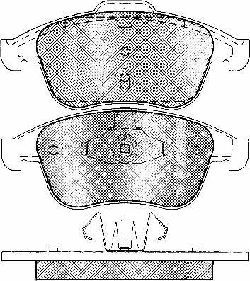 Magneti Marelli 323700019700 - Гальмівні колодки, дискові гальма autocars.com.ua