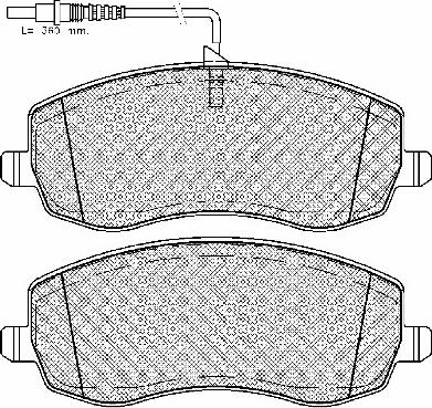 BSF 10968 - Гальмівні колодки, дискові гальма autocars.com.ua