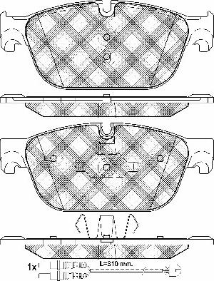 BSF 10974 - Гальмівні колодки, дискові гальма autocars.com.ua