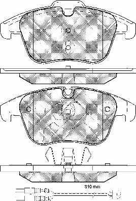 BSF 10983 - Гальмівні колодки, дискові гальма autocars.com.ua