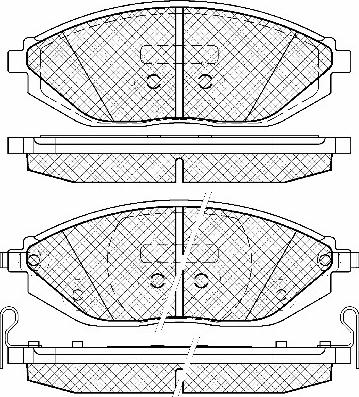 BSF 20022 - Гальмівні колодки, дискові гальма autocars.com.ua