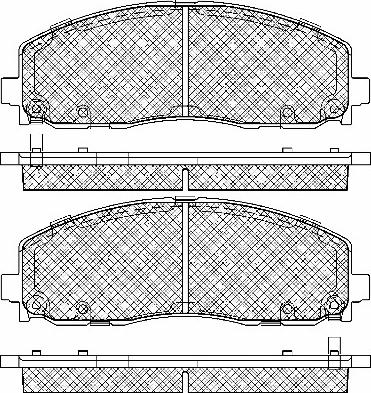 BENDIX 511051 - Гальмівні колодки, дискові гальма autocars.com.ua