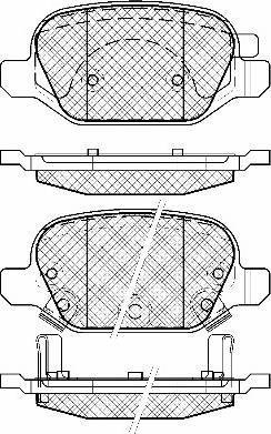 BSF 20034 - Гальмівні колодки, дискові гальма autocars.com.ua