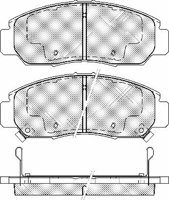 BSF 20044 - Гальмівні колодки, дискові гальма autocars.com.ua