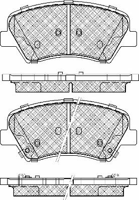 BSF 20047 - Гальмівні колодки, дискові гальма autocars.com.ua