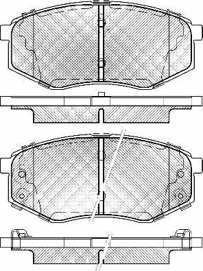 BSF 20050 - Гальмівні колодки, дискові гальма autocars.com.ua