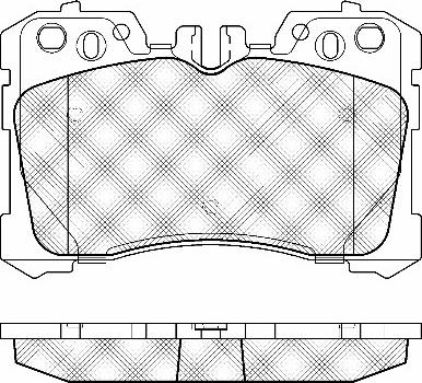 HELLA PAGID 355035951 - Тормозные колодки, дисковые, комплект avtokuzovplus.com.ua