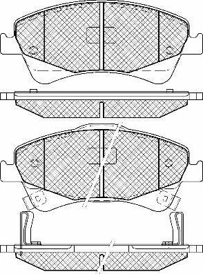 Aisin SN998P - Гальмівні колодки, дискові гальма autocars.com.ua