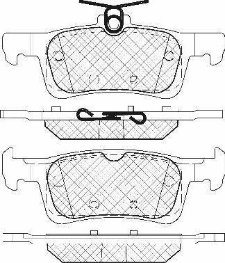 BSF 20115 - Гальмівні колодки, дискові гальма autocars.com.ua