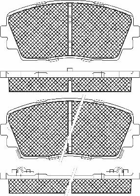 Stark SKBP-0011646 - Гальмівні колодки, дискові гальма autocars.com.ua
