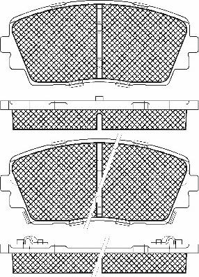 Stop 573420S - Гальмівні колодки, дискові гальма autocars.com.ua