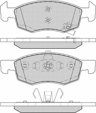 BSF 20169 - Гальмівні колодки, дискові гальма autocars.com.ua