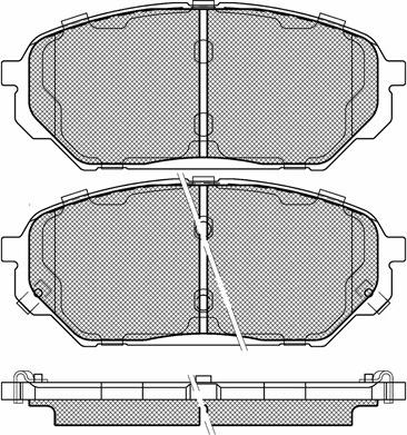 Remsa BPM1322.12 - Тормозные колодки, дисковые, комплект avtokuzovplus.com.ua