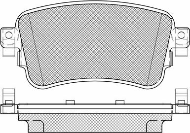 BSF 20203 - Гальмівні колодки, дискові гальма autocars.com.ua