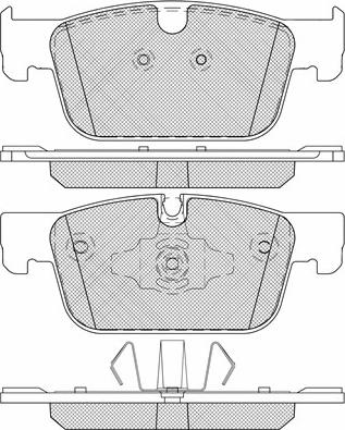 BSF 20205 - Гальмівні колодки, дискові гальма autocars.com.ua