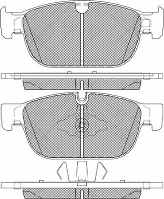 BSF 20206 - Гальмівні колодки, дискові гальма autocars.com.ua